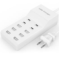 Central de carregamento USB YCYD-LTC Power Hub para 10 dispositivos
