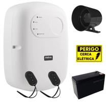 Central de Cerca Elétrica Choque Intelbras Elc5002 2 Controles e Bateria