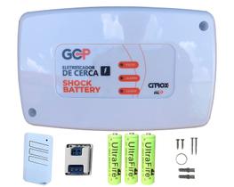 Central de Cerca Elétrica Eletrificador Shock Battery Gcp Ppa Citrox 10000V com Bateria Li-ion
