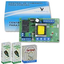 Central De Comando Para Portao Eletronico PCR-55 Com 2 Controles e Tx Car Central De Comando Para Portao Eletronico PCR-55 Com 2 Controles e Tx Car