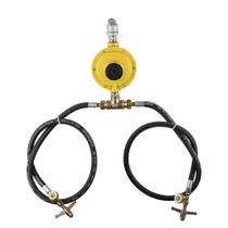 Central De Gás 2 P13 1,0 MT + Regulador 12 Kg Amarelo Central De Gás 2 P13 1,0 MT + Regulador 12 Kg Amarelo