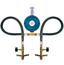 Central de gás glp 2 p13 50 cm + regulador 7kg Central de gás glp 2 p13 50 cm + regulador 7kg