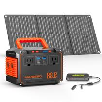 Central elétrica portátil MARBERO 150W 88,8 Wh com painel solar de 30 W