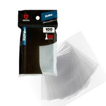 Central Euro 100 Sleeves Básico Transparente Jogo De Tabuleiro T.C.G Cartas Grandes Board Game
