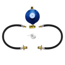 Central Gás 50cm Regulador Aliança 7kg Para 2 P45 - Montado