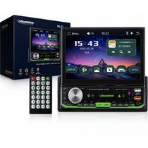 Central MP5 Roadstar Multimídia Pro Line Tela 7" CarPlay MirrorLink Bluetooth 5.0 1 DIN
