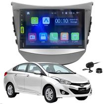 Central Mp5 Vision Android Auto Carplay Via Cabo + Moldura e Camera De Ré