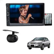 Central Multimidia 1 Din 7 Polegadas + Câmera de Ré Astra 1991..2000 2001 2002 2003 2004 até 2011