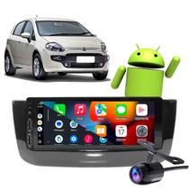 Central Multimidia 1 Din Linea Punto 2013-2017 Carplay + Câmera de ré