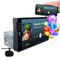 Central Multimídia 1 Din Mp5 Tela 7 Bluetooth Usb Camera Ré Central Multimídia 1 Din Mp5 Tela 7 Bluetooth Usb Camera Ré
