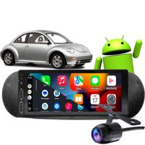 Central Multimidia 1 Din New Betle 2006-2012 Carplay + Câmera de ré