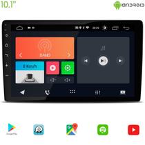 Central Multimidia 10.1" Android 10 com 2 USB Bluetooth Espelhamento Google Play Faaftech