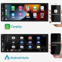 Central Multimídia 1Din 6.8 Pols, Android Auto e Carplay USB, Espelha Waze, Maps, Spotify, Bluetooth Central Multimídia 1Din 6.8 Pols, Android Auto e Carplay USB, Espelha Waze, Maps, Spotify, Bluetooth