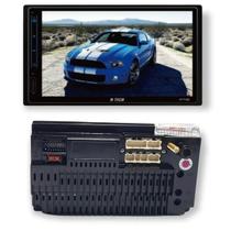 Central Multimídia 2 Din Android 10 h-tech HT-7123 Tela Touch 7" Polegadas Espelhamento USB / Bluetooth / FM 32GB
