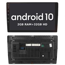 Central Multimídia 2 Din Android 10 MP5 9 Pol HT-9220SC WiFi GPS Android s/ Controle Remoto H-Tech Central Multimídia 2 Din Android 10 MP5 9 Pol HT-9220SC WiFi GPS Android s/ Controle Remoto H-Tech