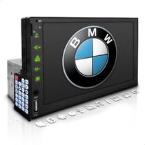Central Multimidia 2 Din Mp5 7 Espelha Android Ios Bt BMW