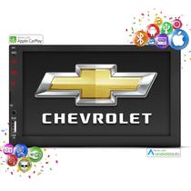 Central Multimidia 2 Din Mp5 Carplay Android Wifi Chevrolet