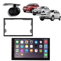 Central Multimídia 2 Din Mp5 Ecosport Câmera Moldura Tela