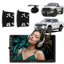 Central Multimídia 2 Din Mp5 Escort Câmera Moldura