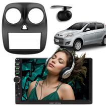 Central Multimídia 2 Din Mp5 Fiat Palio Câmera Moldura PT Central Multimídia 2 Din Mp5 Fiat Palio Câmera Moldura PT