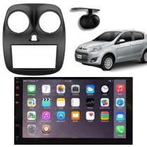 Central Multimídia 2 Din Mp5 Fiat Palio Câmera Moldura Tela PT
