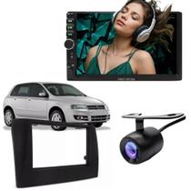 Central Multimídia 2 Din Mp5 Fiat Stilo Câmera Moldura Central Multimídia 2 Din Mp5 Fiat Stilo Câmera Moldura