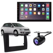 Central Multimídia 2 Din Mp5 Fiat Stilo Câmera Moldura Tela