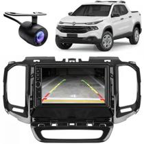 Central Multimídia 2 Din Mp5 Fiat Toro Câmera Moldura BP Central Multimídia 2 Din Mp5 Fiat Toro Câmera Moldura BP