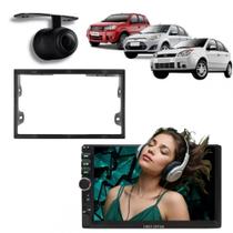 Central Multimídia 2 Din Mp5 Ford Fiesta Câmera Moldura Central Multimídia 2 Din Mp5 Ford Fiesta Câmera Moldura