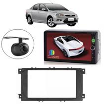 Central Multimídia 2 Din Mp5 Ford Focus Hatch Câmera Moldura Central Multimídia 2 Din Mp5 Ford Focus Hatch Câmera Moldura