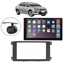 Central Multimídia 2 Din Mp5 Ford Focus Hatch Câmera Moldura Tela