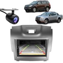 Central Multimídia 2 Din Mp5 GM S10 Câmera Moldura Grafite