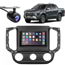 Central Multimídia 2 Din Mp5 GM S10 Câmera Moldura Tela PT