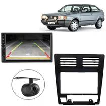 Central Multimídia 2 Din Mp5 Gol G1 CL Câmera Moldura Central Multimídia 2 Din Mp5 Gol G1 CL Câmera Moldura