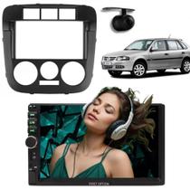 Central Multimídia 2 Din Mp5 Gol G4 Câmera Moldura PT
