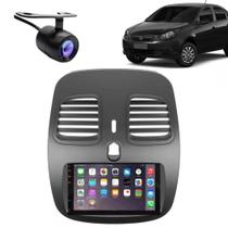 Central Multimídia 2 Din Mp5 Grand Siena Câmera Moldura Tela PT Fosco Central Multimídia 2 Din Mp5 Grand Siena Câmera Moldura Tela PT Fosco