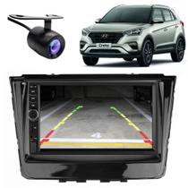 Central Multimídia 2 Din Mp5 Hyundai Creta Câmera Moldura BP