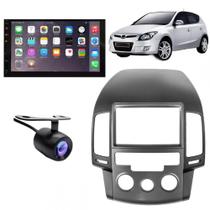 Central Multimídia 2 Din Mp5 Hyundai I30 Câmera Moldura Tela PT