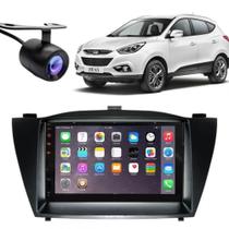 Central Multimídia 2 Din Mp5 Hyundai IX35 Câmera Moldura Tela PT