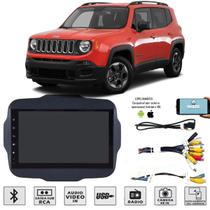 Central Multimídia 2 Din MP5 Jeep Renegade PCD 9 polegadas HR 5009 Hurricane Bluetooth USB Espelhamento AM FM Aux