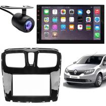 Central Multimídia 2 Din Mp5 Renault Sandero Câmera Moldura Tela BP Central Multimídia 2 Din Mp5 Renault Sandero Câmera Moldura Tela BP