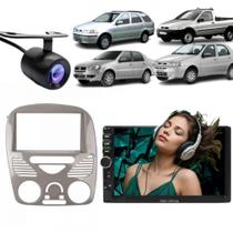 Central Multimídia 2 Din Mp5 Strada G2 Câmera Moldura CinzaB