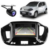 Central Multimídia 2 Din Mp5 Uno Vivace Câmera Moldura BP