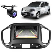 Central Multimídia 2 Din Mp5 Uno Vivace Câmera Moldura PT