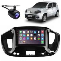 Central Multimídia 2 Din Mp5 Uno Vivace Câmera Moldura Tela BP