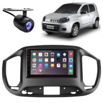 Central Multimídia 2 Din Mp5 Uno Vivace Câmera Moldura Tela PT