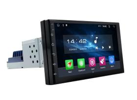 Central Multimídia 7 Pol 1 Din Android 13 QuadCore 1.5Ghz 2/64GB Carplay Gps - Adak 26471