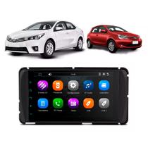 Central Multimídia 7" Pol MP5/BT CarPlay Android + Moldura Preto Fosco Etios Hilux Corolla AP704 Central Multimídia 7" Pol MP5/BT CarPlay Android + Moldura Preto Fosco Etios Hilux Corolla AP704