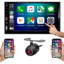 Central Multimídia 7 Pol Usb Bt Apple CarPlay Sem Fio