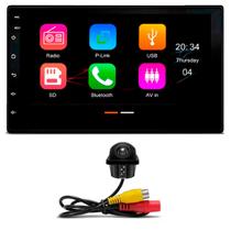 Central Multimídia 7 Polegadas JR8 + Mini Câmera de Ré Automotiva Colorida com Entrada RCA Central Multimídia 7 Polegadas JR8 + Mini Câmera de Ré Automotiva Colorida com Entrada RCA